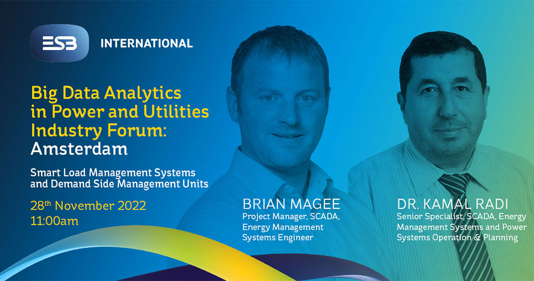 Big Data Analytics in Power and Utilities Industry Forum in Amsterdam 28th November 2022 11;00am
