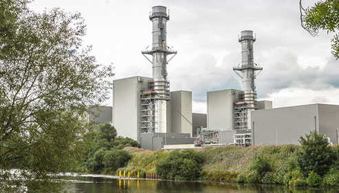 Photograph of Carrington Power Plant